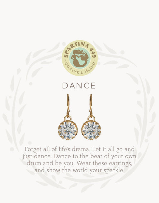 Spartina 449 SLV Drop Earrings-Dance/Gem