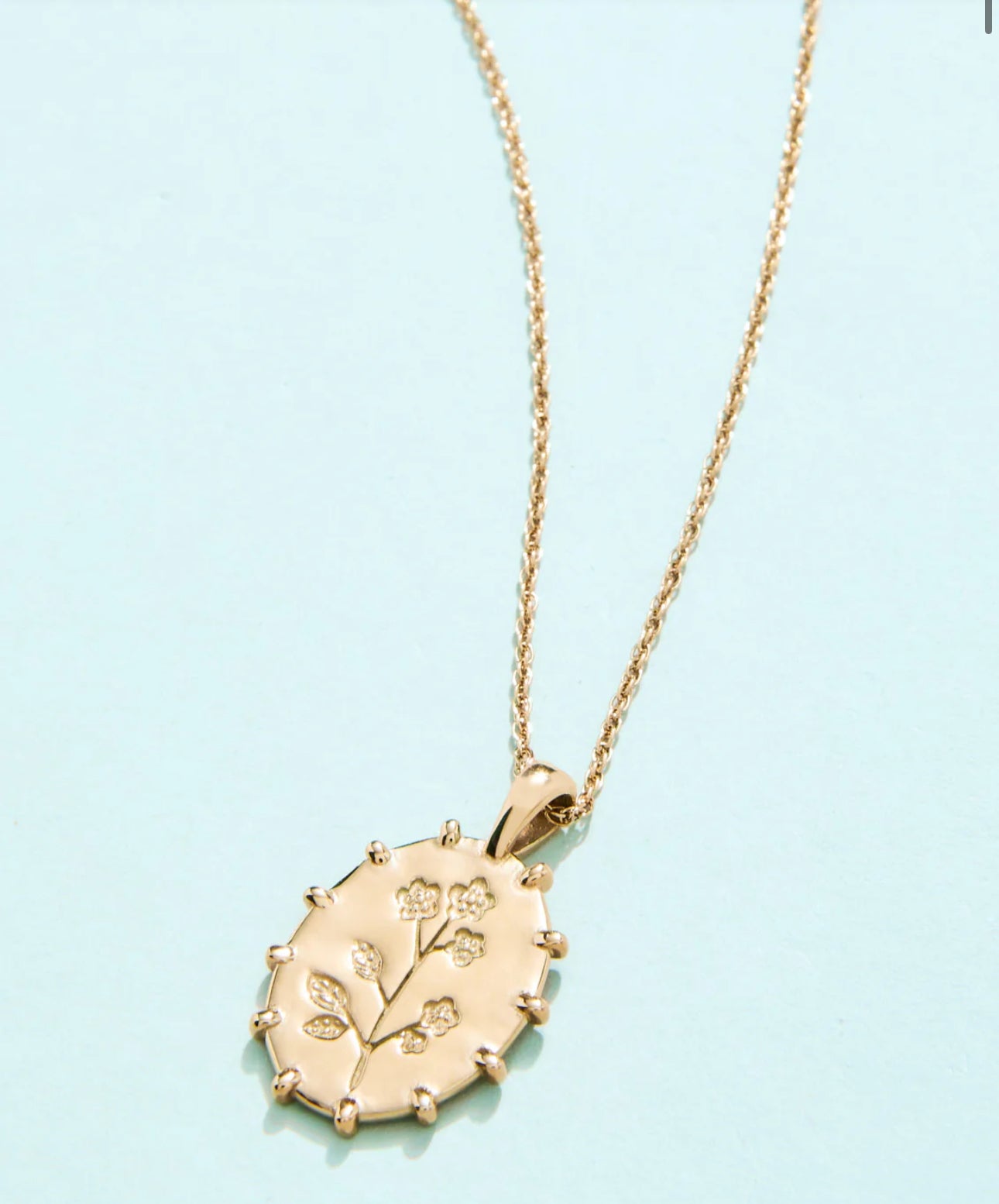 Spartina 449 SP Forget Me Not Necklace 17"- Flower