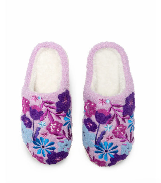 Living Royal "Purple Bloom" Slippers