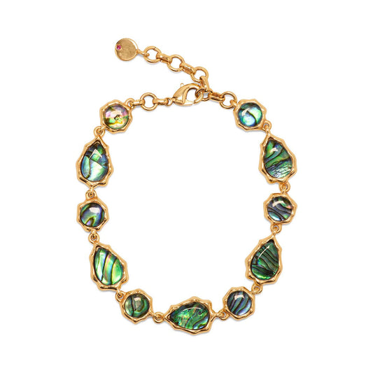 Capucine de Wulf “Aurora” Link Bracelet-Abalone