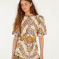 Farm Rio Sand Hilo Stripes Mini Dress