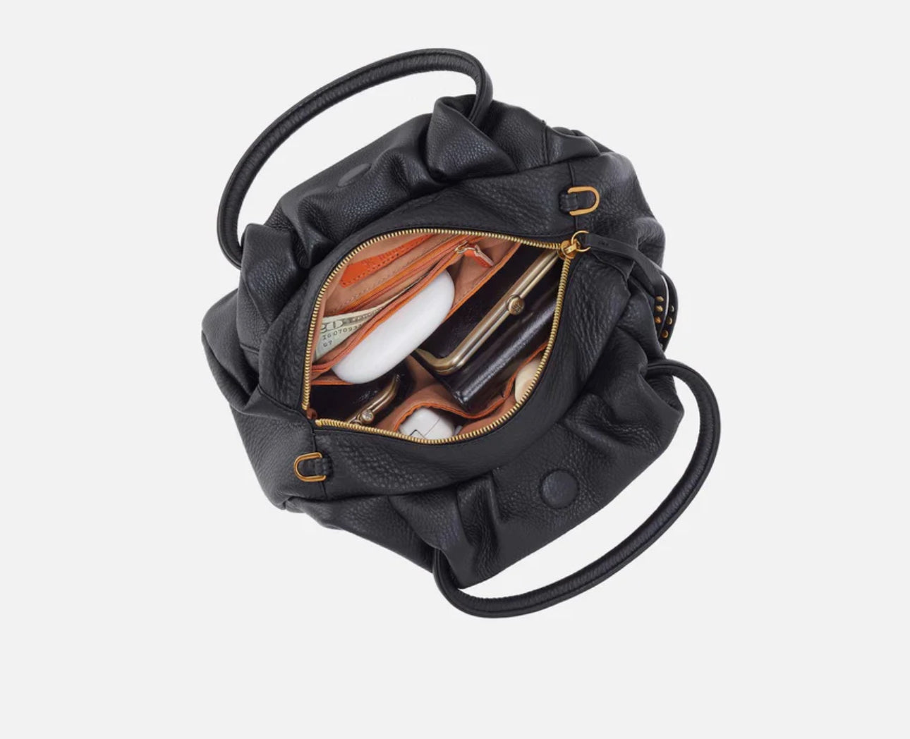 Hobo Bags "Darling" Small Satchel-Black