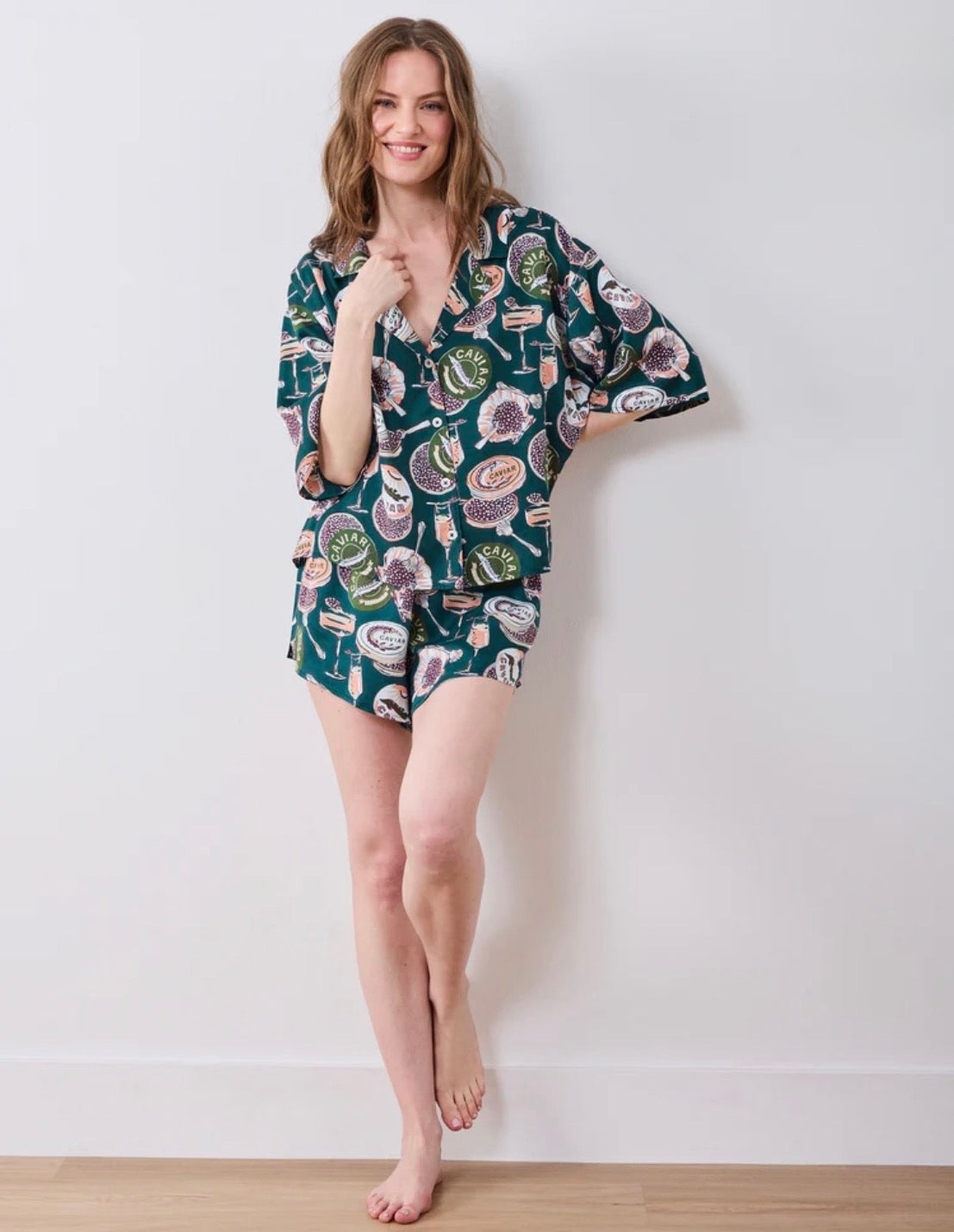 Printfresh Eco Satin Sweet Dreams Set-Champagne & Caviar