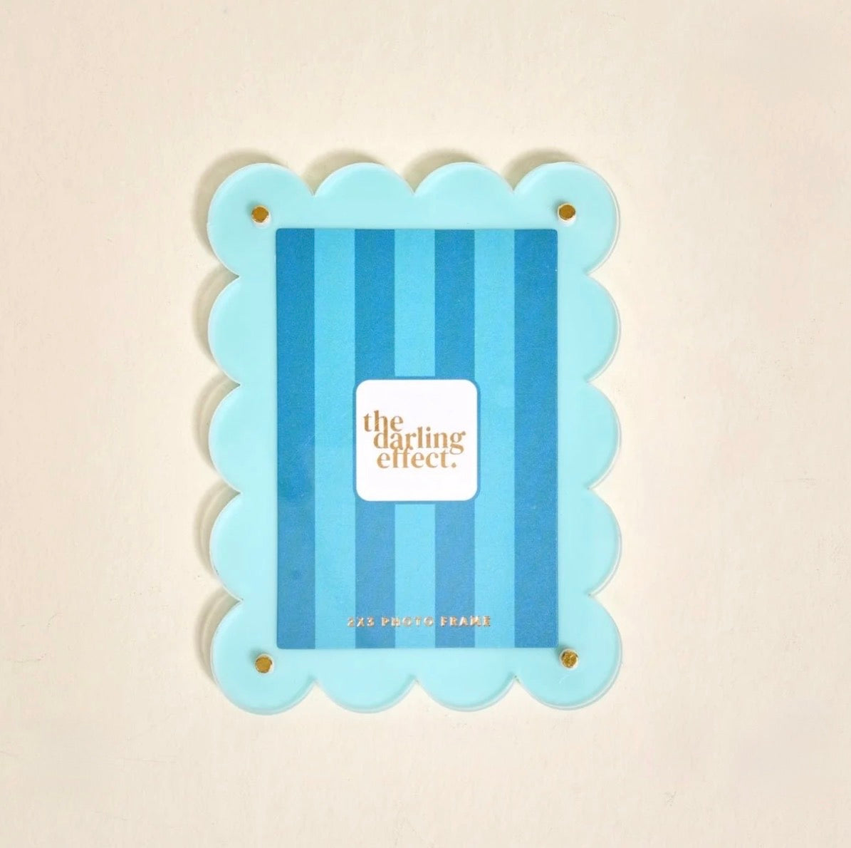 The Darling Effect Mini Acrylic Picture Frame Magnet-Blue