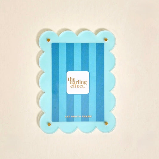 The Darling Effect Mini Acrylic Picture Frame Magnet-Blue