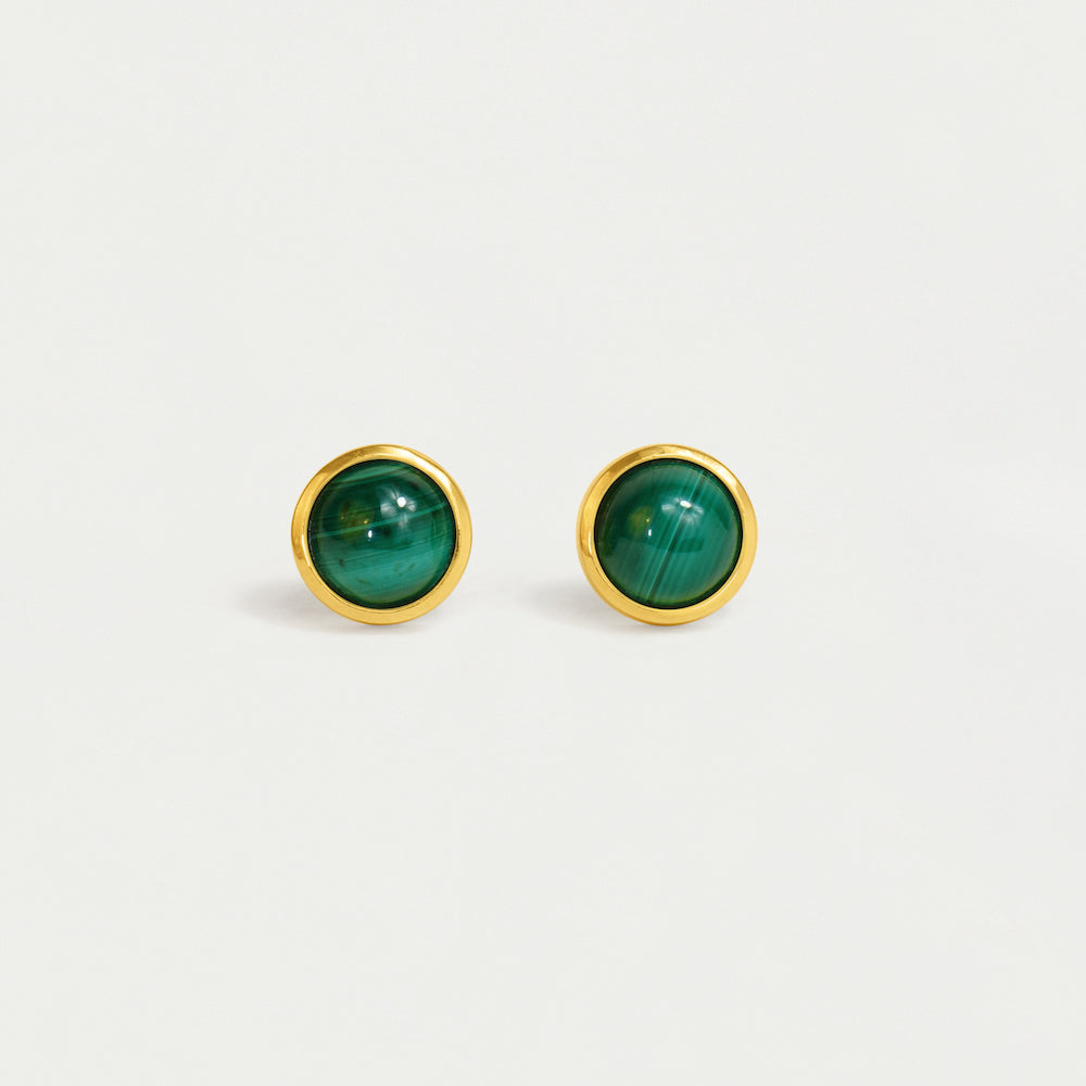 Dean Davidson Signature Midi Knockout Studs-Malachite