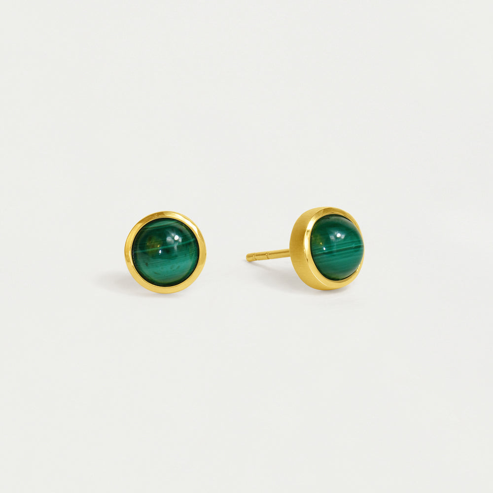 Dean Davidson Signature Midi Knockout Studs-Malachite