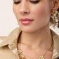 Spartina 449 River Lily Station Necklace 17"-Gold