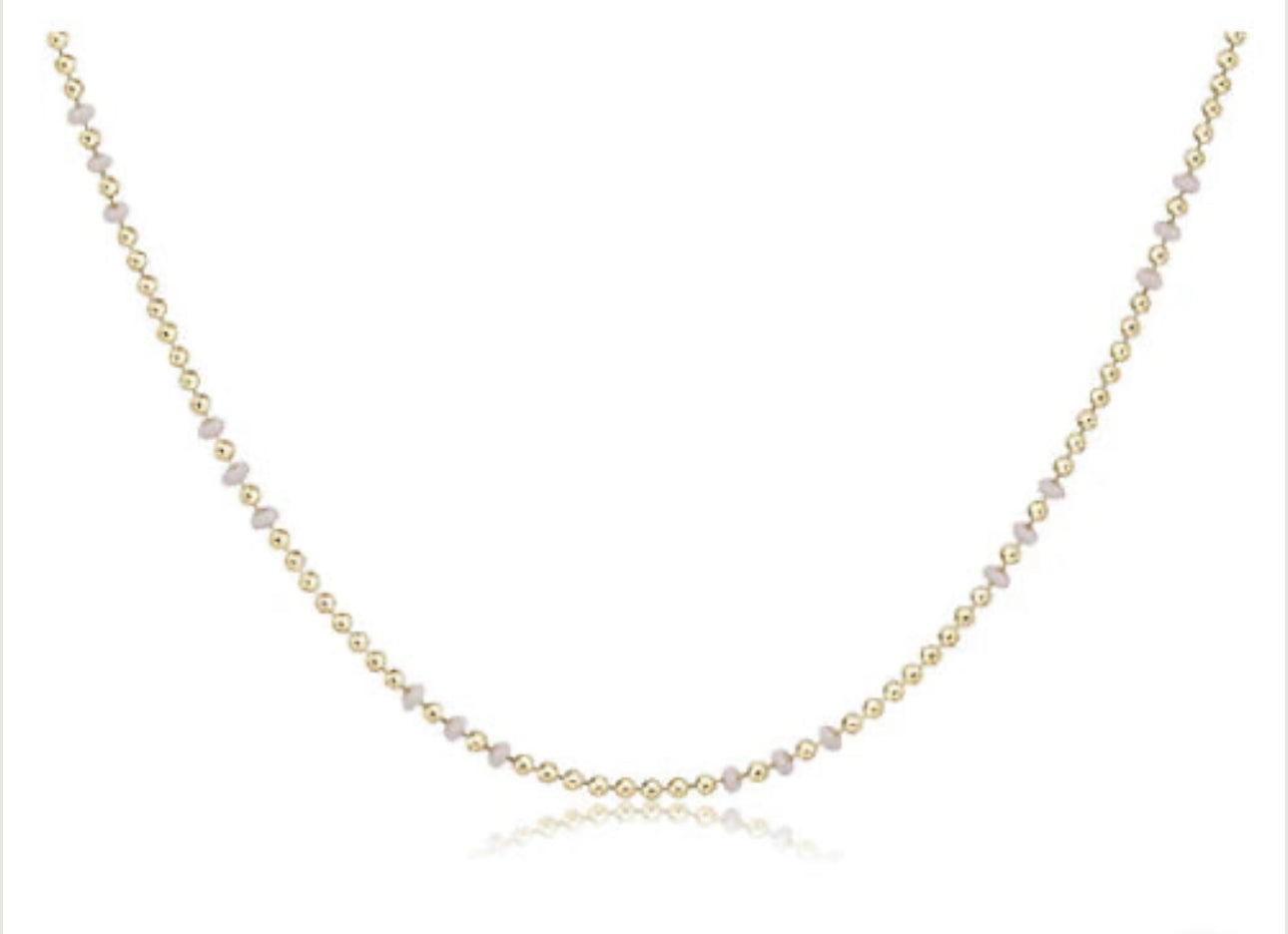 Enewton 15" "Hope Joy" Choker-Off White