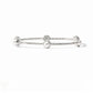 Julie Vos “Milano” Luxe Bangle- Silver/Pearl