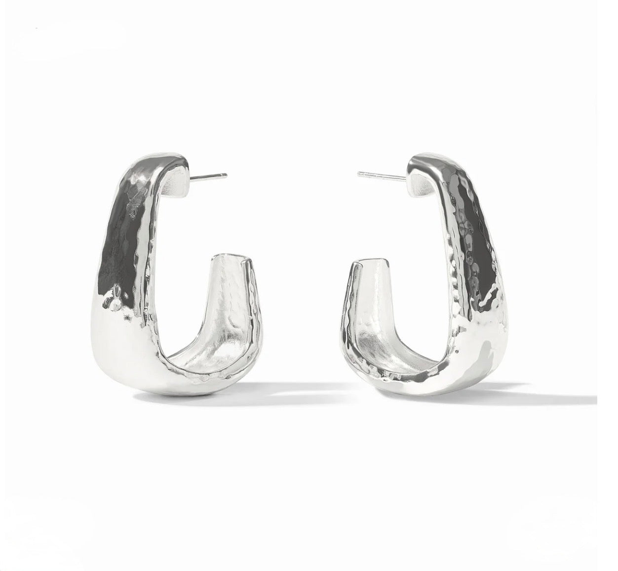 Julie Vos “Sahara” Hoop Earring - Silver