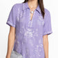 Johnny Was Henley Collared Dress-Winona (Persian Violet)