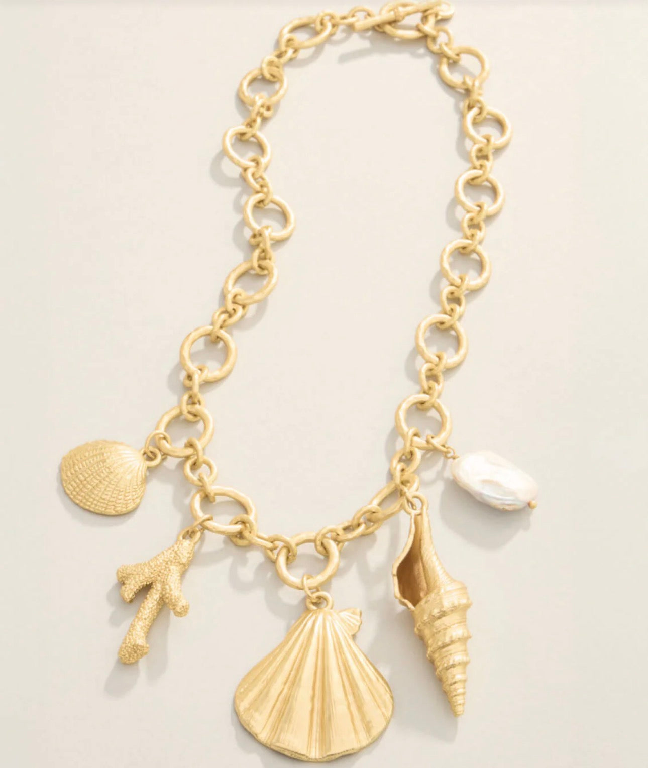 Spartina 449 Beachcomber Toggle Necklace 18"-Gold