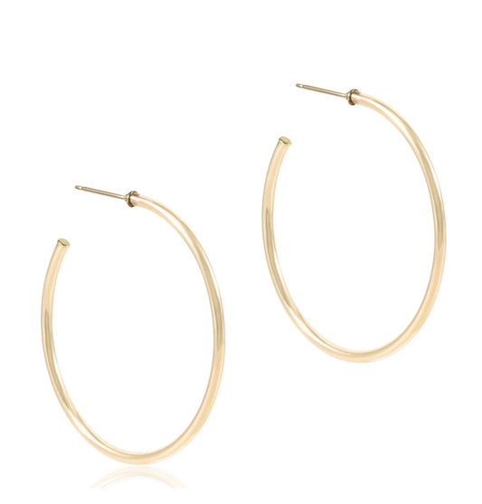 Enewton Round Smooth 1.75" Post Hoop 2mm-Gold