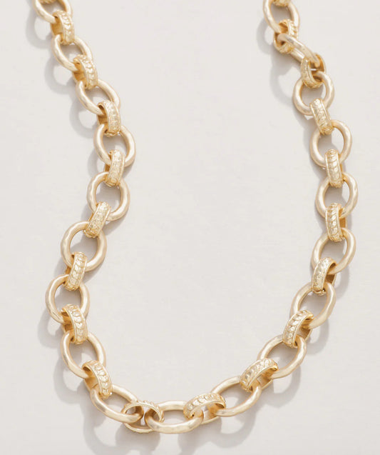 Spartina 449 Karina Chain Necklace 18"- Gold