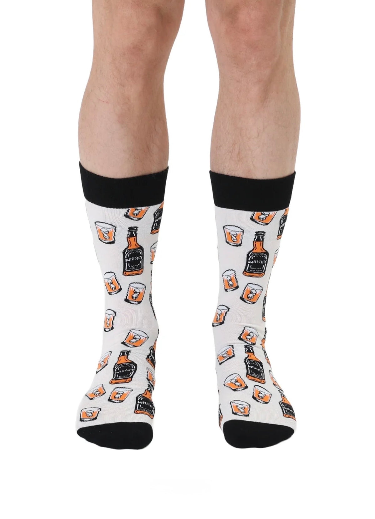 Living Royal Men's Bamboo Crew Socks-Whiskey