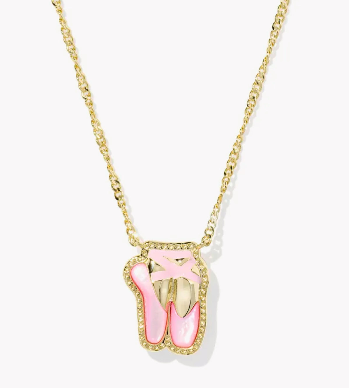 Kendra Scott Ballet Short Pendant Necklace-Gold Blush MOP