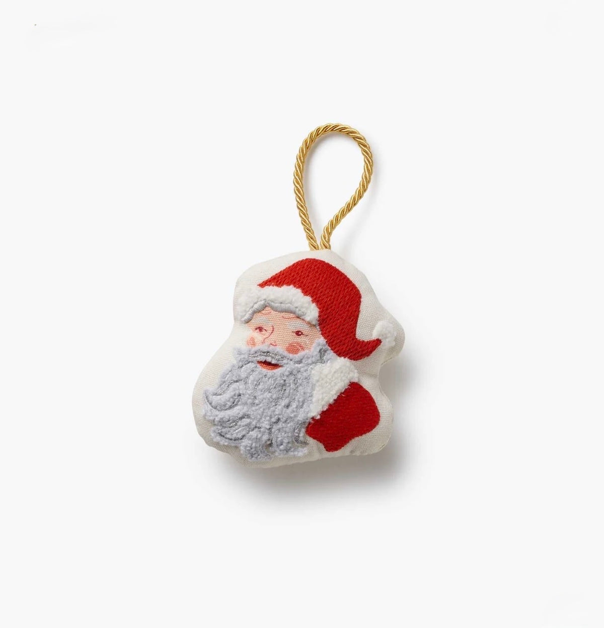 Rifle Paper Co. "Santa"  Embroidered Ornament