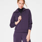 Spanx AirEssentials Half Zip-Aubergine