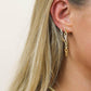 Natalie Wood Designs "Bloom" Mini Hoop Earrings-Silver
