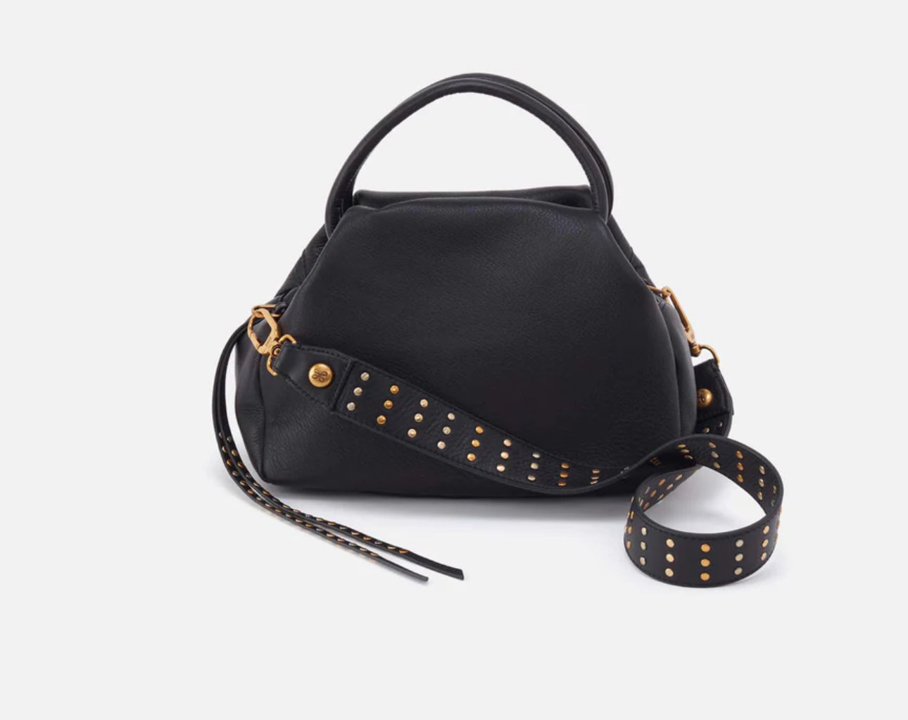 Hobo Bags "Darling" Small Satchel-Black