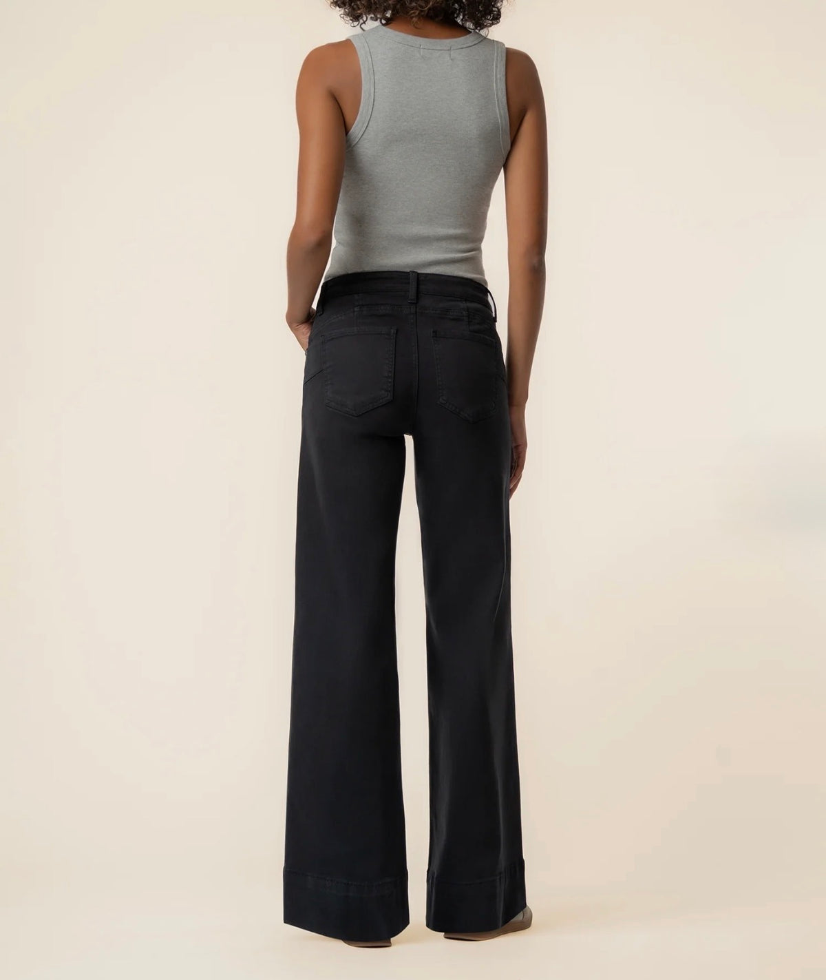 Kut from the Kloth "Maya" High Rise Fab Ab Wide Leg- Celebrating