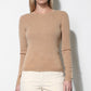 Greylin "Clementine" Whip Stitch Knit Top-Light Camel