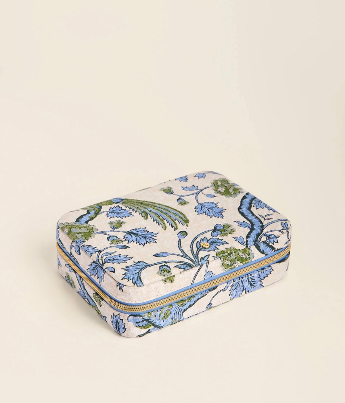 Spartina 449 XL Jewelry Travel Case-Japonica Bird Green