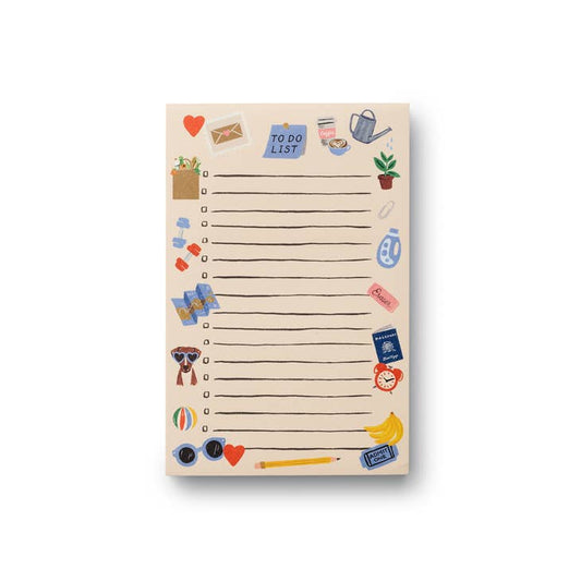 Rifle Paper Co. “To Do Checklist” Blank Notepad