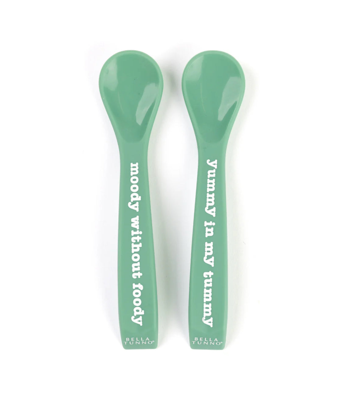 Bella Tunno "Moody Without Foody/Yummy in my Tummy" Spoon Set