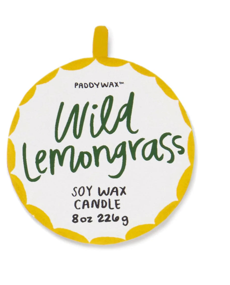 Paddywax Handpainted A Dopo "Snake" Candle - Wild Lemongrass - 8oz