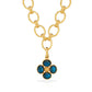 Capucine de Wulf “Berry Clover” Double-sided Pendant - Blue Labradorite