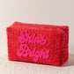 Shiraleah "Shine Bright" Zip Pouch-Red