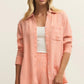 Z Supply Classic Gingham Top - Cantaloupe