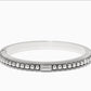 Brighton Pretty Tough Gem Hinged Bangle - Silver/Clear