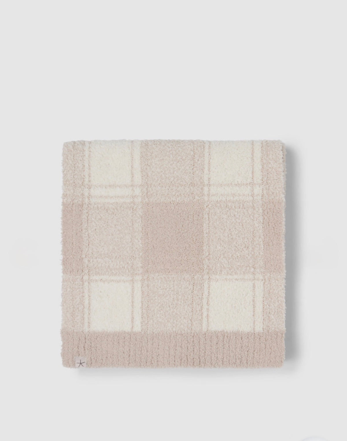 Barefoot Dreams Buffalo Plaid Scarf-Stone Multi