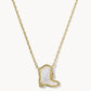 Kendra Scott - Drill Team Boot Pendant Necklace - Gold Ivory MOP