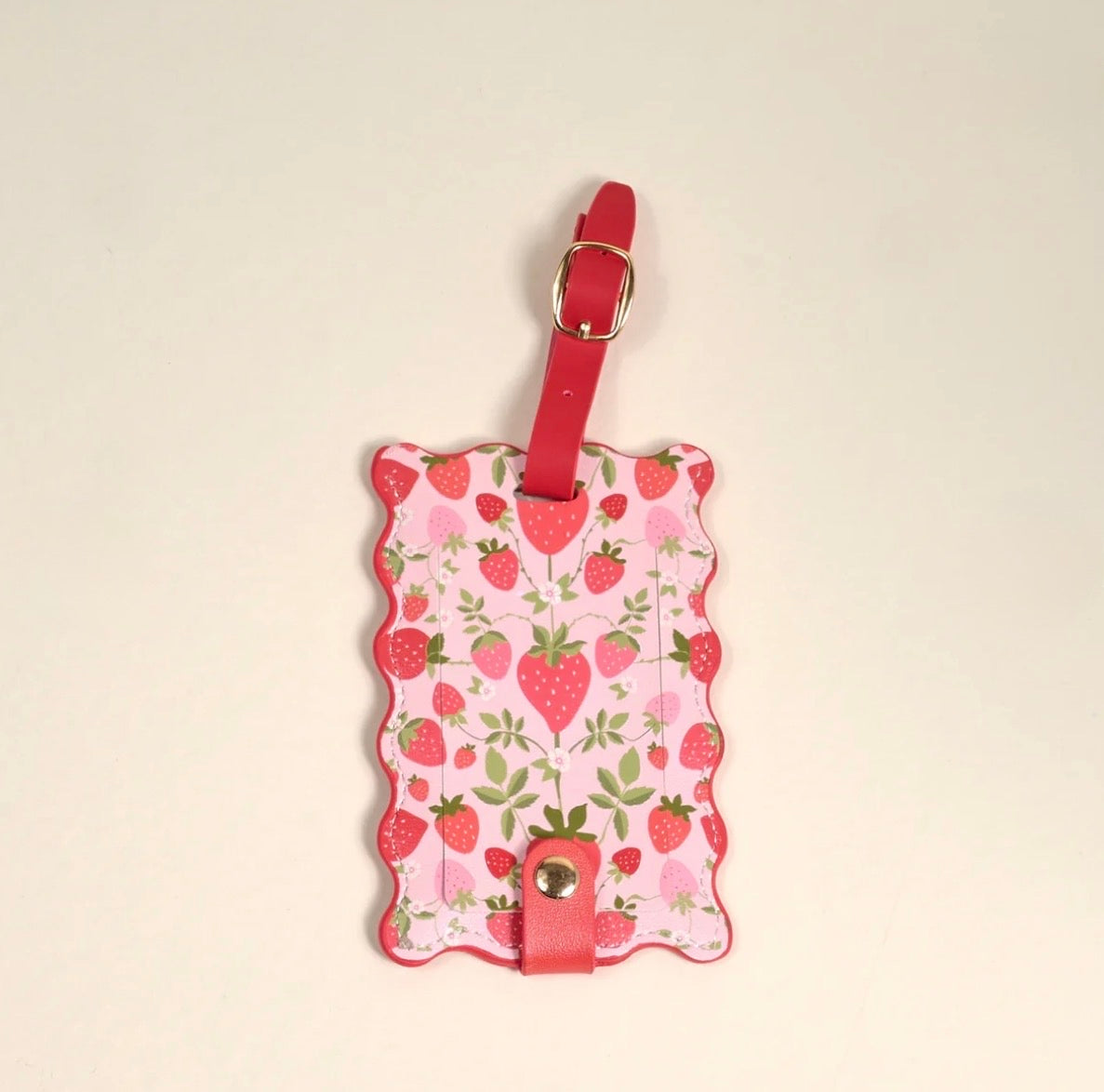 The Darling Effect Luggage Tag-Strawberry Fields
