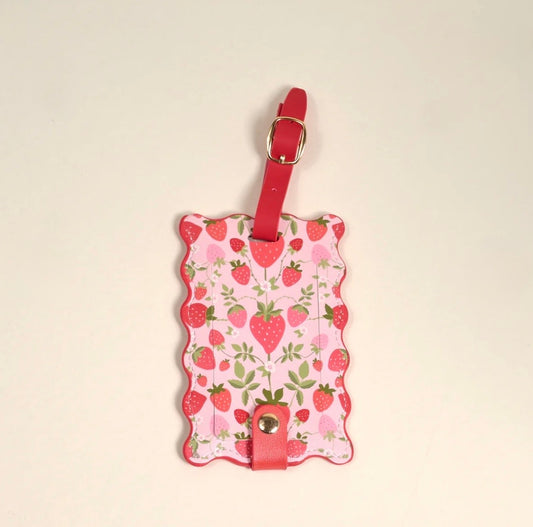 The Darling Effect Luggage Tag-Strawberry Fields