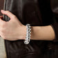 Julie Vos “Ravello” Statement Hinge Bangle -Silver
