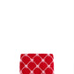 Shiraleah Tinsel Bow Zip Pouch-Red