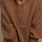 Varley “Davidson” Sweat-Golden Bronze Marl