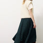 FRNCH "Emanuelle" Skirt-Vert Foret (Forest Green)