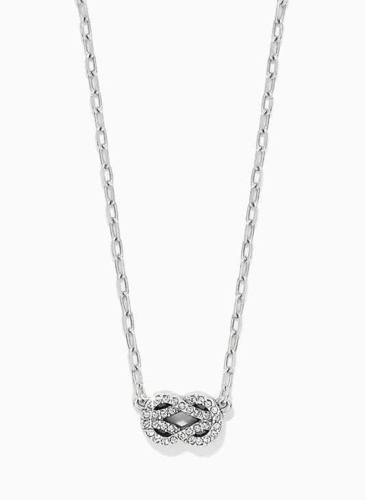 Brighton Interlok Harmony Luxe Single Knot Mini Necklace-Gold
