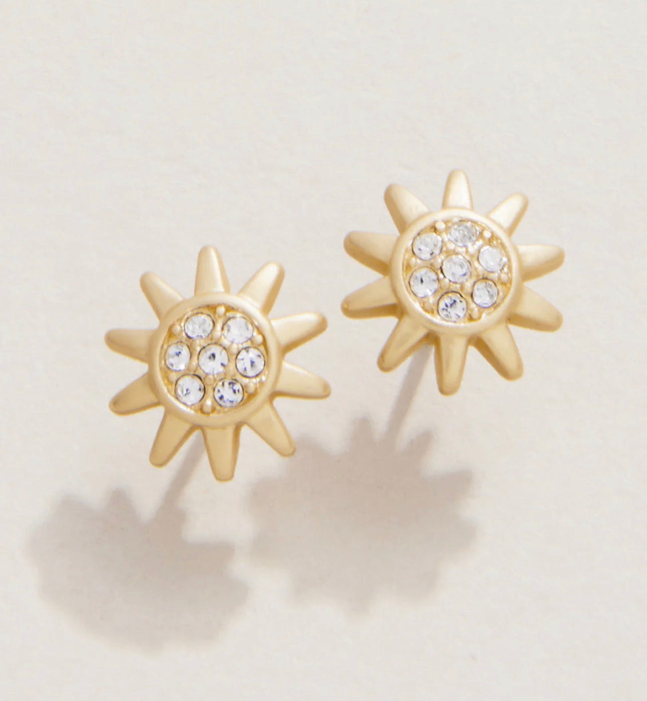Spartina 449 Sea La Vie Stud Earrings - Sun/Sunshine-Silver