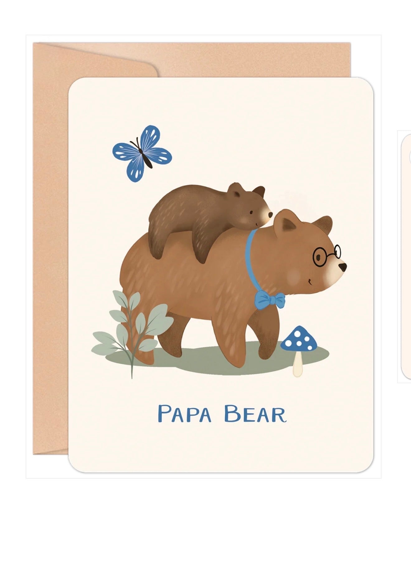 Willow & Ivy Card- "Papa Bear"