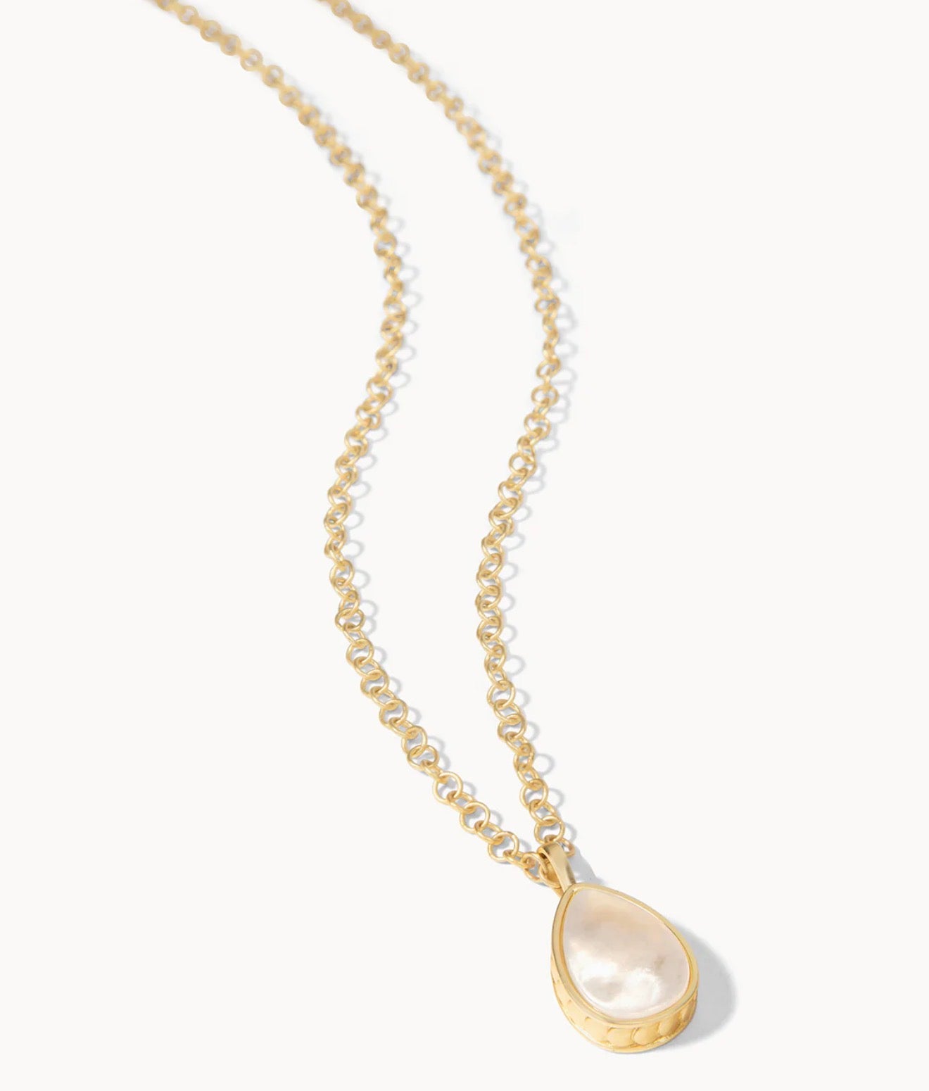 Spartina 449 Naia Teardrop Necklace 20" Pearlescent