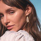 Kendra Scott Adriana Scallop Frame Drop Earring-Gold Light Pink Iridescent