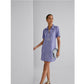 Johnny Was Henley Collared Dress-Winona (Persian Violet)