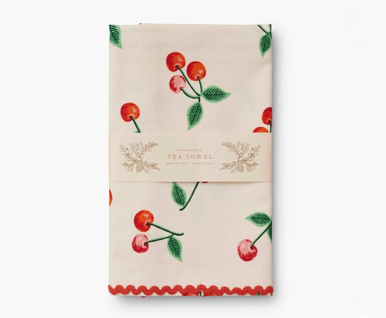 Rifle Paper Co. "Cherries" Tea Towel